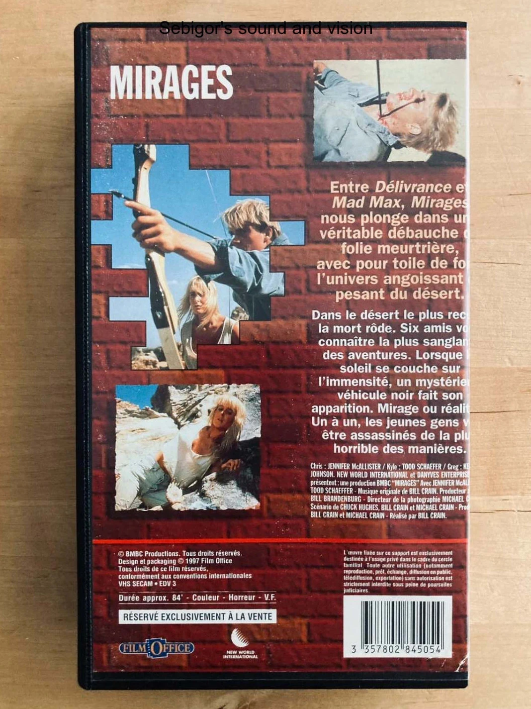 Cassette VHS Mirages. – photo 3